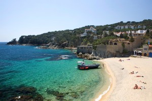 A private beach, la Costa Brava Spain