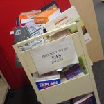 cart of books