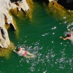 A beautiful swimming hole.