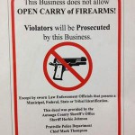 Sheriffs offer ‘No Open Carry’ signs to businesses