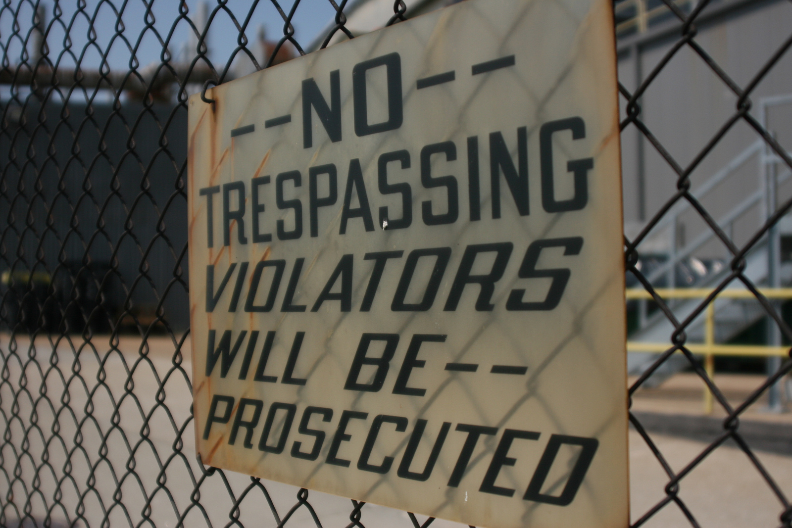 no trespassing letter