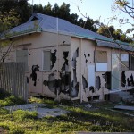 An abandoned house.