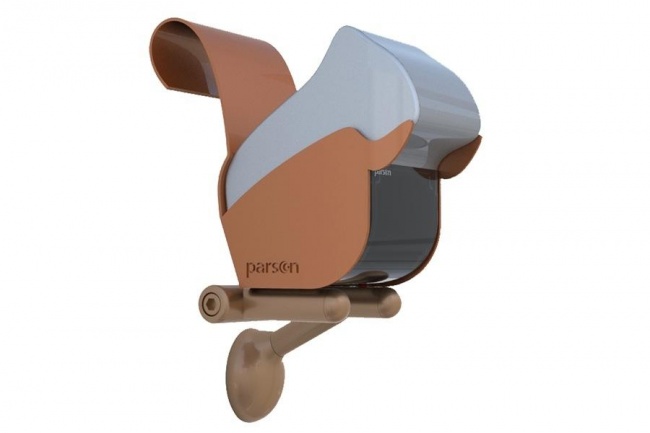 A squirrel-shaped security camera.
